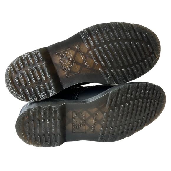 Dr. Martens Cristofor Black Leather Harness Buckle Combat Boots Women Si… - Picture 8 of 9